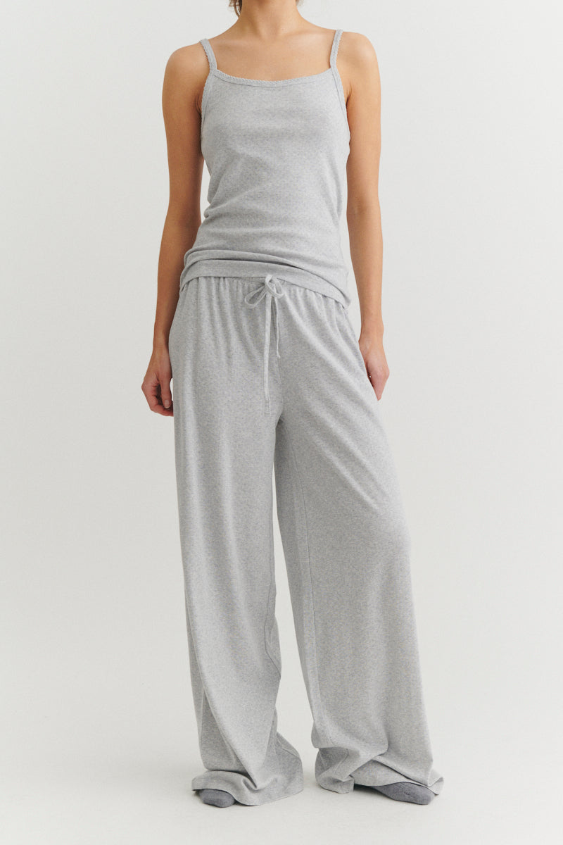 Basic Apparel Arense Loose Pants Bukser 318 Light Grey Mel.